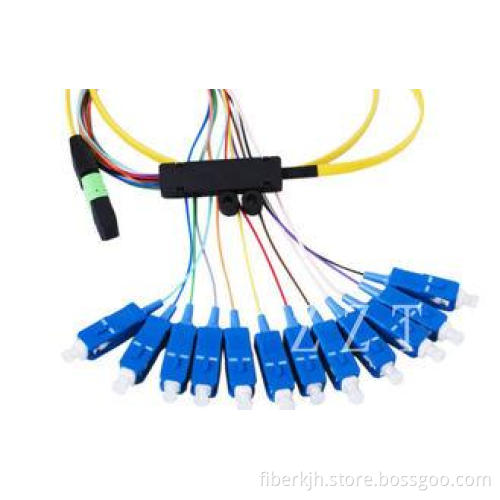 SC Multi Core Fiber Optic Patch Cord Tight buffer For Telec